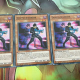 LED6-EN031 Doppelwarrior Playset (3 copies) | Common | 1st Edition Yugioh