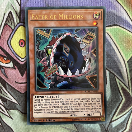 BLRR-EN078 Eater Of Millions Ultra Rare 1st Edition NM Yugioh Card