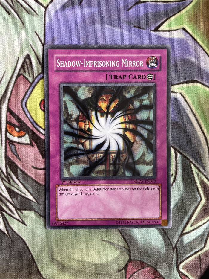 GLAS-EN070 Shadow-Imprisoning Mirror Common 1st Edition NM Yugioh Card