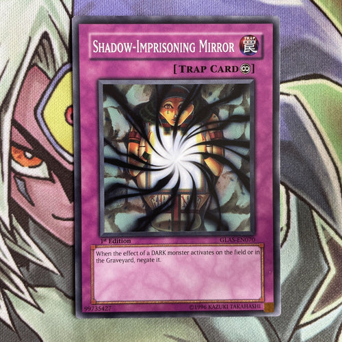 GLAS-EN070 Shadow-Imprisoning Mirror Common 1st Edition NM Yugioh Card