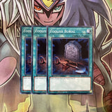 SBCB-EN139 x3 Foolish Burial Common Excellent Condition Yugioh