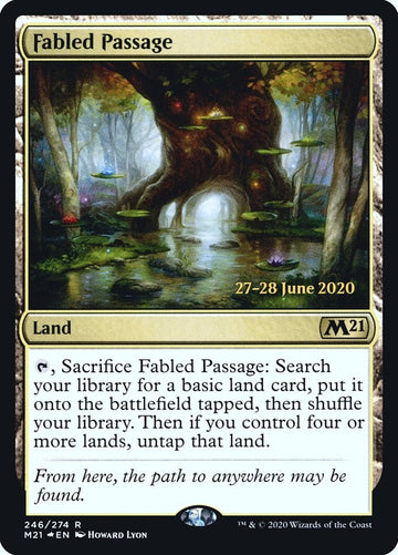 Fabled Passage Prerelease STAMPED 2020 FOIL Excellent Magic MTG
