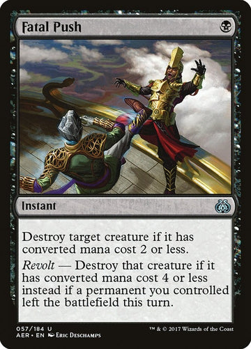 Fatal Push Aether Revolt Excellent Magic MTG