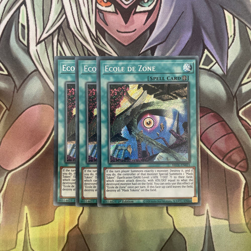 BROL-EN021 x3 Ecole de Zone Secret Rare Excellent Condition Yugioh