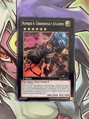 YS13-ENV11 Number 6: Chronomaly Atlandis Common 1st Edition NM Yugioh Card