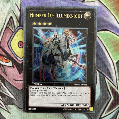 PHSW-EN041 Number 10: Illumiknight Ultimate Rare 1st Edition NM Yugioh Card