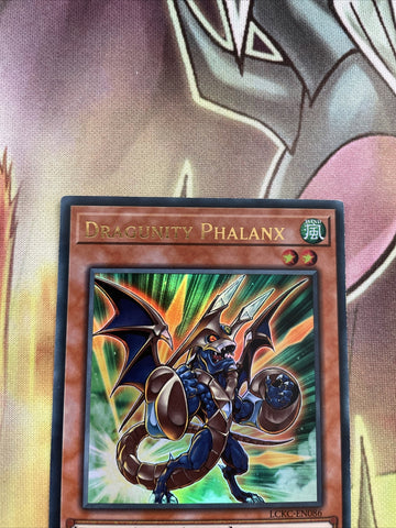 LCKC-EN086 - DRAGUNITY PHALANX - ULTRA RARE - 1ST EDITION - NM Yugioh (back)
