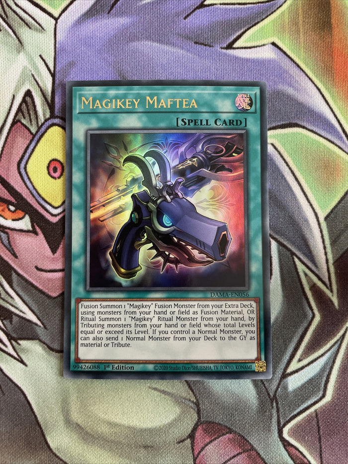 DAMA-EN056 Magikey Maftea Ultra Rare 1st Edition NM Yugioh Card