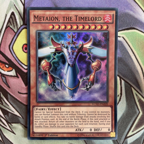 LC5D-EN228 Metaion, The Timelord Super Rare 1st Edition NM Yugioh Card