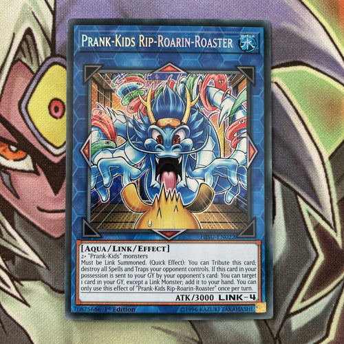 HISU-EN022 Prank-Kids Rip-Roarin-Roaster Secret Rare 1st Edition NM Yugioh Card