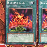 PSV-061 Yugioh | Burning Land × 3 | Common yugioh cards