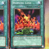 PSV-061 Yugioh | Burning Land × 3 | Common yugioh cards