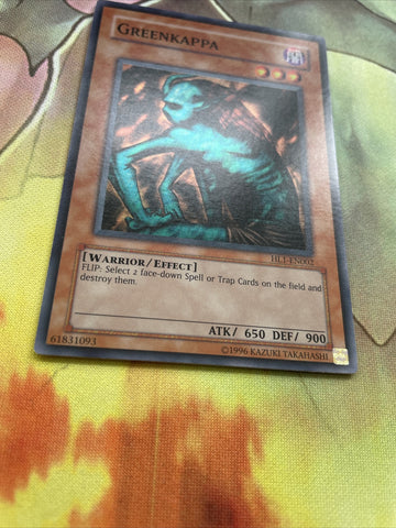HL1-EN002 YuGiOh Greenkappa - Super Rare (back)