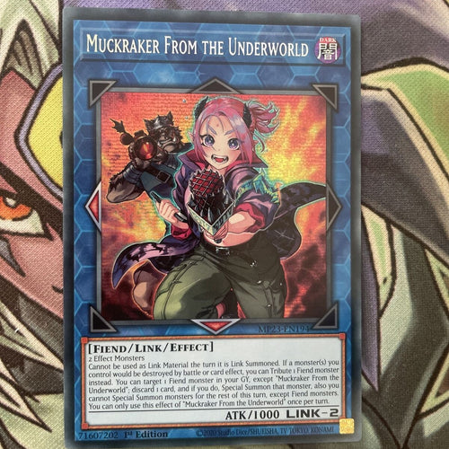 MP23-EN194 Muckraker From The Underworld Secret Rare 1st Edition NM Yugioh Card