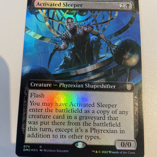 Activated Sleeper - Dominaria United Commander FOIL Excellent Magic MTG