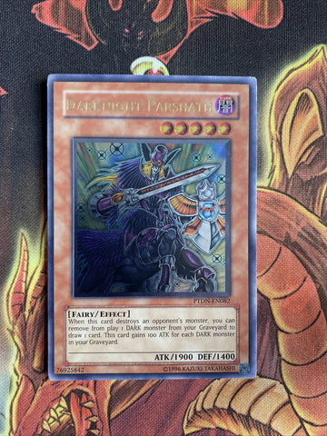 PTDN-EN082 Darknight Parshath Ultimate Rare Unl Edition NM Yugioh Card