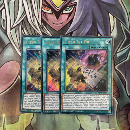 BLAR-EN030 x3 Super All In! Ultra Rare Excellent Condition Yugioh