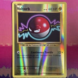 Pokemon Card Voltorb Evolutions Reverse Holo Common 39/108 NM