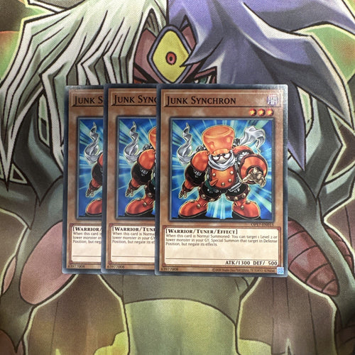 OP17-EN015 x3 Junk Synchron Common Excellent Condition Yugioh