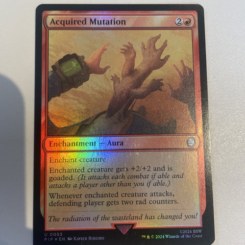 Acquired Mutation FOIL - Fallout Excellent Magic MTG