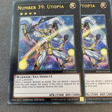 DUPO-EN104 YUGIOH - 3 X NUMBER 39: UTOPIA  - ULTRA LIMITED EDITION DUEL POWER