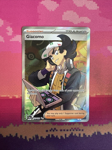 Pokemon Card Giacomo 252/193 Paldea Evolved Ultra Rare Near Mint