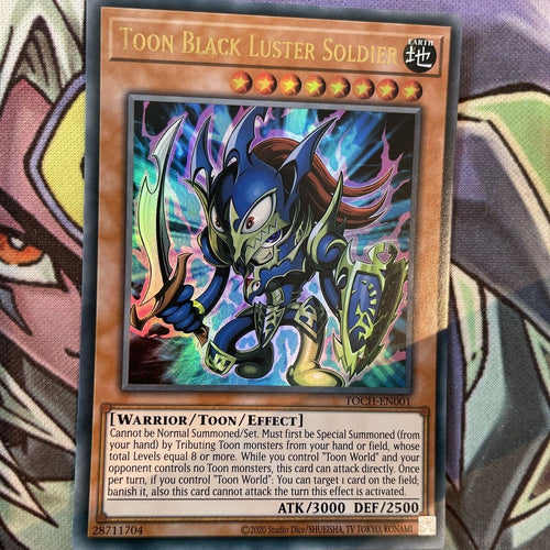 TOCH-EN001 Toon Black Luster Soldier Unlimited Edition NM Yugioh Card