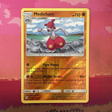 Pokemon Card Medicham Unified Minds Reverse Holo Rare 110/236 Near Mint