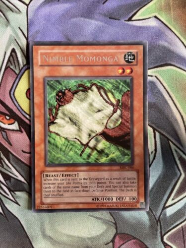 MRL-086 Nimble Momonga Rare UNL Edition NM Yugioh Card