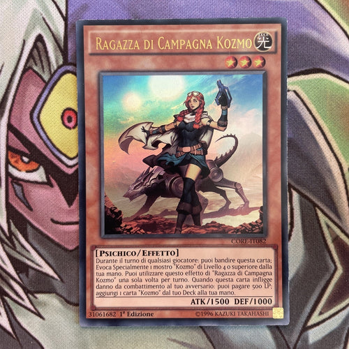 CORE-EN082 Kozmo Farmgirl Ultra Rare ITALIAN 1st Edition NM Yugioh Card