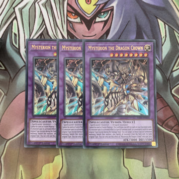 LIOV-EN034 x3 Mysterion the Dragon Crown Ultra Rare Excellent Condition Yugioh