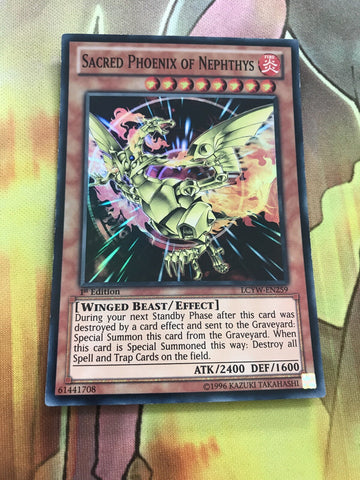LCYW-EN259 Sacred Phoenix of Nephthys Super Rare 1st Edition (Near Mint) YuGiOh!