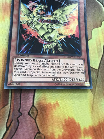 LCYW-EN259 Sacred Phoenix of Nephthys Super Rare 1st Edition (Near Mint) YuGiOh! (back)