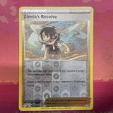Pokemon Card Zinnia's Resolve Evolving Skies Reverse Holo 164/203 NM