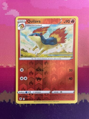 Pokemon Card Quilava Astral Radiance Reverse Holo Uncommon 024/189 Near Mint