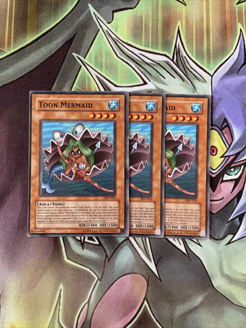 SDP-023 Yugioh Toon Mermaid x3 Playset