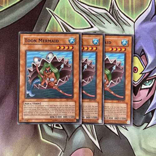 SDP-023 Yugioh Toon Mermaid x3 Playset