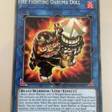 FLOD-EN051 Fire Fighting Daruma Doll Off Error Misprint Yugioh Card
