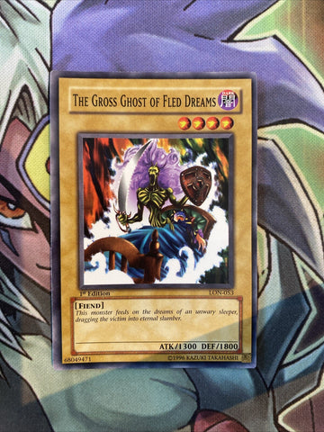 LON-053 The Gross Ghost Of Fled Dreams Common 1st Edition NM Yugioh Card