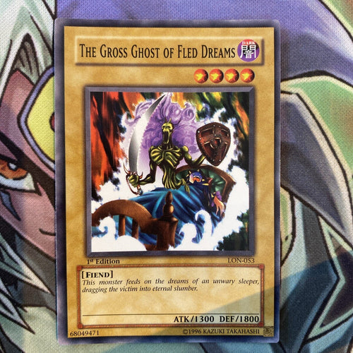 LON-053 The Gross Ghost Of Fled Dreams Common 1st Edition NM Yugioh Card