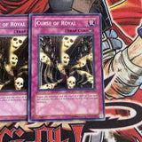 DB2-EN241 x3 Curse Of Royal Yugioh Playset