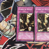 DB2-EN241 x3 Curse Of Royal Yugioh Playset