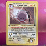 Pokemon Card Lt. Surge's Electrode Gym Challenge 1st Edition 53/132 Near Mint
