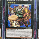 MACR-EN047 x3 Zoodiac Hammerkong 1st Edition Common Near Mint Yugioh Card