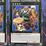 MACR-EN047 x3 Zoodiac Hammerkong 1st Edition Common Near Mint Yugioh Card