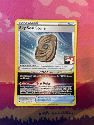 Pokemon Card Sky Seal Stone Prize Pack Rare 143/159 Near Mint