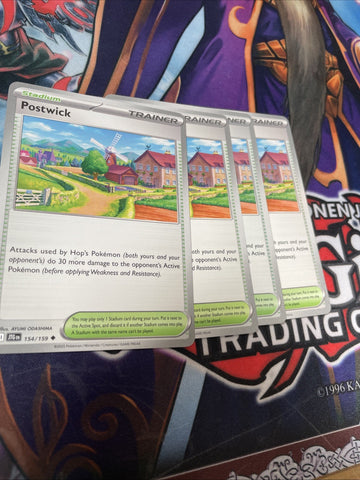 Postwick 154/159 Pokemon TCG Journey Together Playset NM (back)