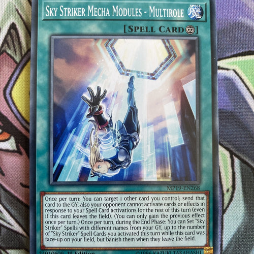 MP19-EN268 Sky Striker Mecha Modules - Multirole Common 1st Edition NM Yugioh Ca