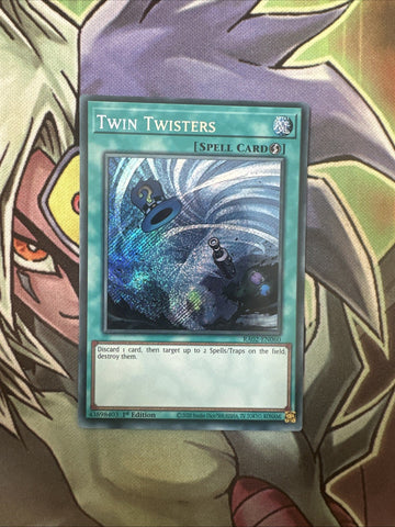 RA02-EN060 Twin Twisters Secret Rare 1st Edition NM Yugioh Card