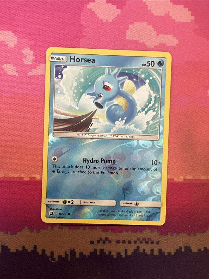 Pokemon Card Horsea Dragon Majesty Reverse Holo 16/70 NM
